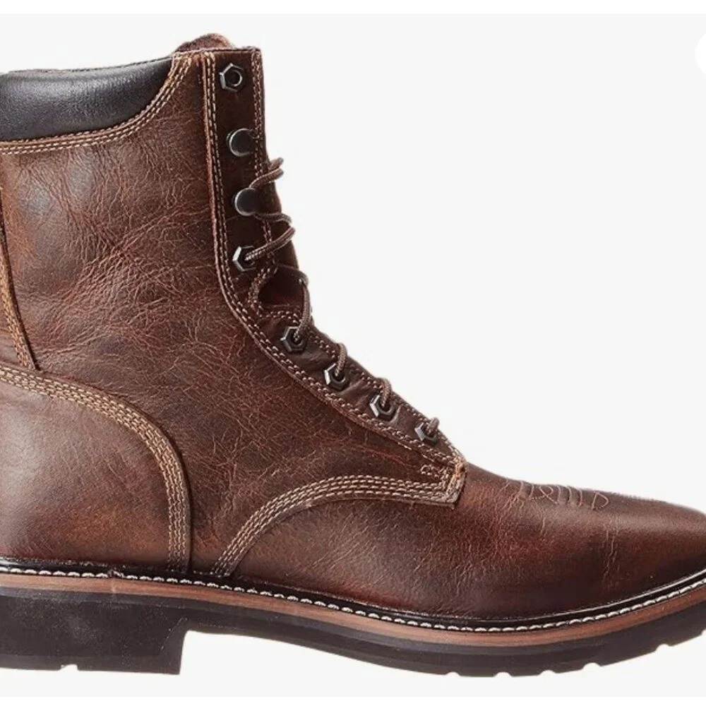 Justin Original Work Leather Men’s Boots, Size 10 EE